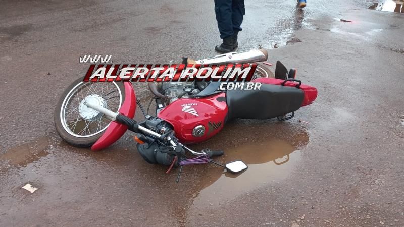 Colisão traseira foi registrada nesta tarde em Rolim de Moura Colisão traseira foi registrada nesta tarde em Rolim de Moura