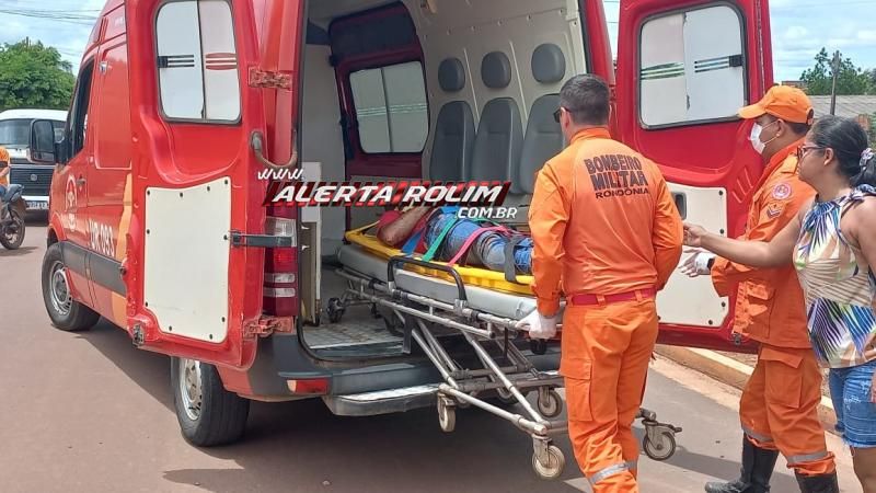 Grave acidente de trânsito envolvendo duas motos foi registrado nesta tarde em Rolim de Moura Grave acidente de trânsito envolvendo duas motos foi registrado nesta tarde em Rolim de Moura