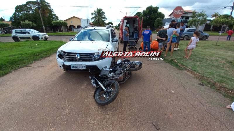 Motociclista fraturou a perna em acidente de trânsito nesta sexta-feira em Rolim de Moura – Vídeo Motociclista fraturou a perna em acidente de trânsito nesta sexta-feira em Rolim de Moura – Vídeo