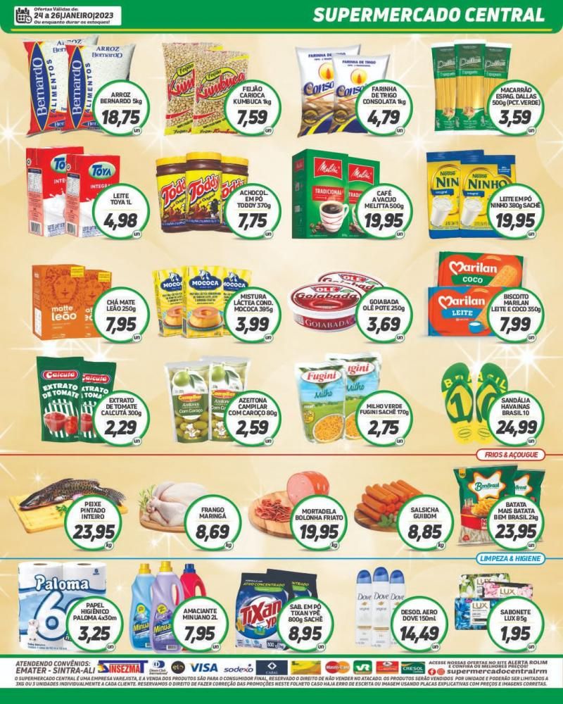 Promoção Supermercado Central, em Rolim de Moura Promoção Supermercado Central, em Rolim de Moura