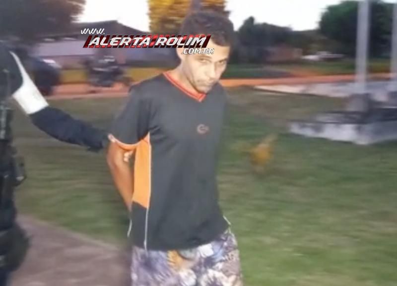 Acusado de tráfico de drogas foi preso pela Polícia Militar em Rolim de Moura Acusado de tráfico de drogas foi preso pela Polícia Militar em Rolim de Moura