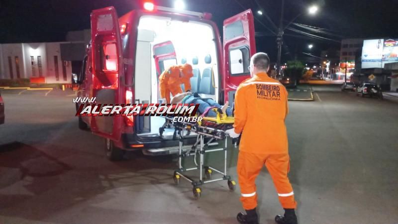 Ciclista foi socorrida após ser atingida por carro nesta noite em Rolim de Moura Ciclista foi socorrida após ser atingida por carro nesta noite em Rolim de Moura