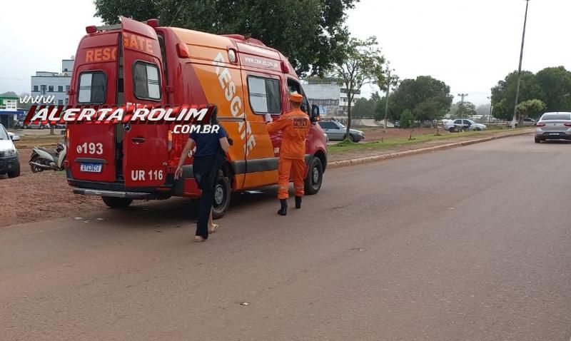 Colisão lateral entre carro e moto foi registrada nesta manhã em Rolim de Moura Colisão lateral entre carro e moto foi registrada nesta manhã em Rolim de Moura