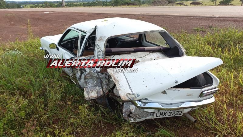 Colisão traseira foi registrada na RO 479 em Rolim de Moura Colisão traseira foi registrada na RO 479 em Rolim de Moura