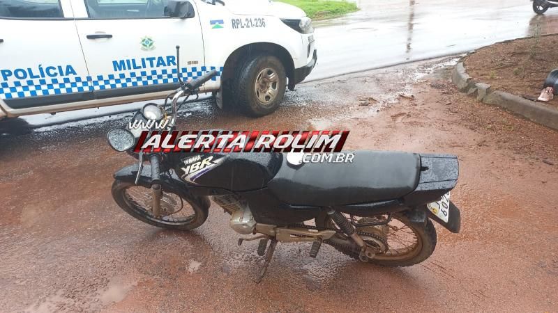 Condutora de moto fraturou a perna em colisão nesta quarta-feira no bairro Planalto em Rolim de Moura Condutora de moto fraturou a perna em colisão nesta quarta-feira no bairro Planalto em Rolim de Moura
