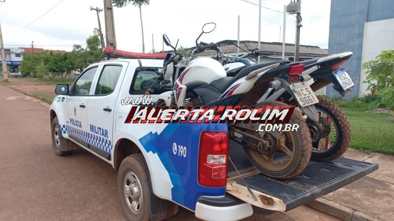 Duas motos furtadas durante a madrugada foram recuperadas pela PM em Rolim de Moura - Vídeo Duas motos furtadas durante a madrugada foram recuperadas pela PM em Rolim de Moura - Vídeo
