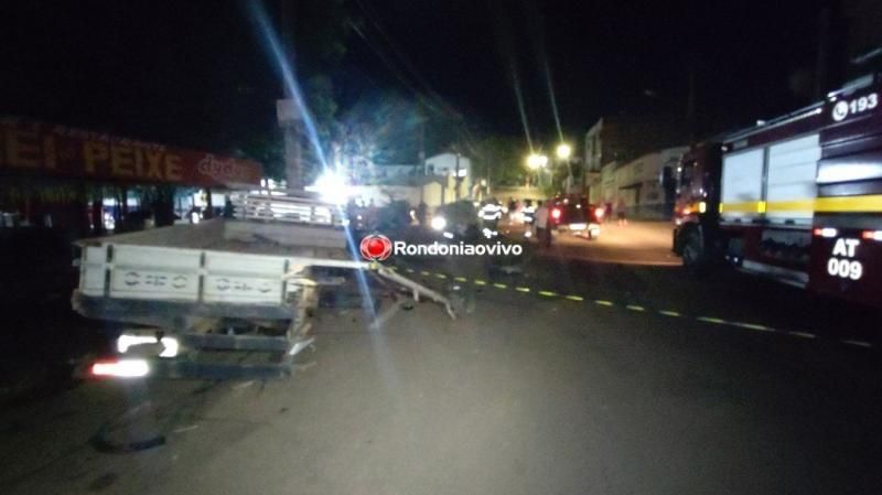 Motorista morreu ao atingir traseira de veículo na noite de domingo em RO Motorista morreu ao atingir traseira de veículo na noite de domingo em RO