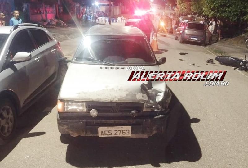 Motociclista sofreu grave lesão em uma das pernas em acidente de trânsito na noite de sábado em Santa Luzia do Oeste Motociclista sofreu grave lesão em uma das pernas em acidente de trânsito na noite de sábado em Santa Luzia do Oeste