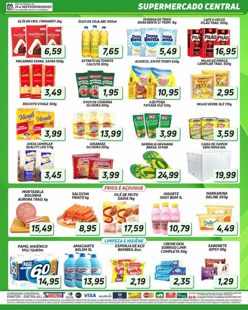 Ofertas Supermercado Central de Rolim de Moura Ofertas Supermercado Central de Rolim de Moura