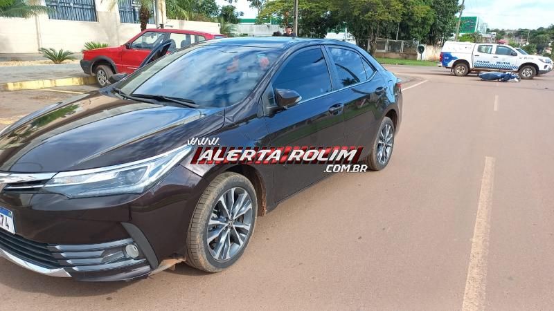 PM registrou colisão entre carro e moto nesta segunda-feira em Rolim de Moura PM registrou colisão entre carro e moto nesta segunda-feira em Rolim de Moura