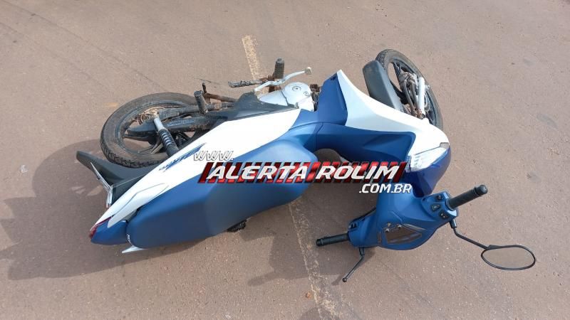 PM registrou colisão entre carro e moto nesta segunda-feira em Rolim de Moura PM registrou colisão entre carro e moto nesta segunda-feira em Rolim de Moura