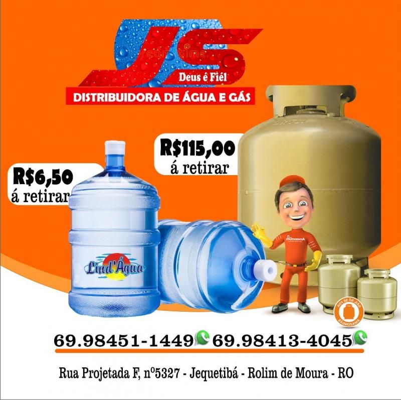 Preços promocionais na JS ÁGUA E GÁS em Rolim de Moura; confira Preços promocionais na JS ÁGUA E GÁS em Rolim de Moura; confira