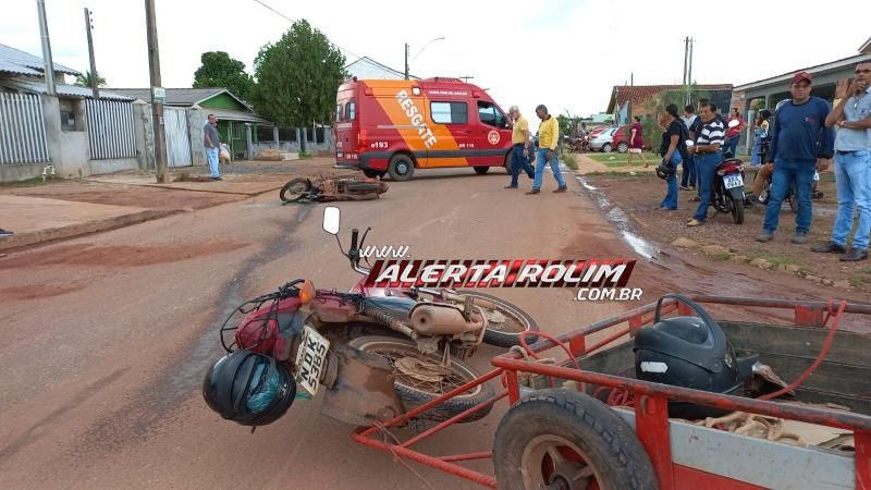 Terceiro acidente de trânsito de segunda-feira foi registrado no bairro Jardim Tropical em Rolim de Moura Terceiro acidente de trânsito de segunda-feira foi registrado no bairro Jardim Tropical em Rolim de Moura