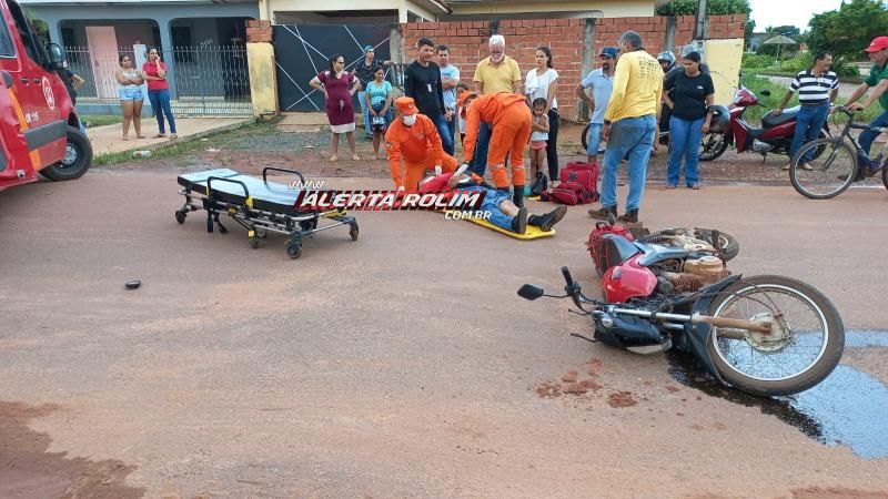 Terceiro acidente de trânsito de segunda-feira foi registrado no bairro Jardim Tropical em Rolim de Moura Terceiro acidente de trânsito de segunda-feira foi registrado no bairro Jardim Tropical em Rolim de Moura
