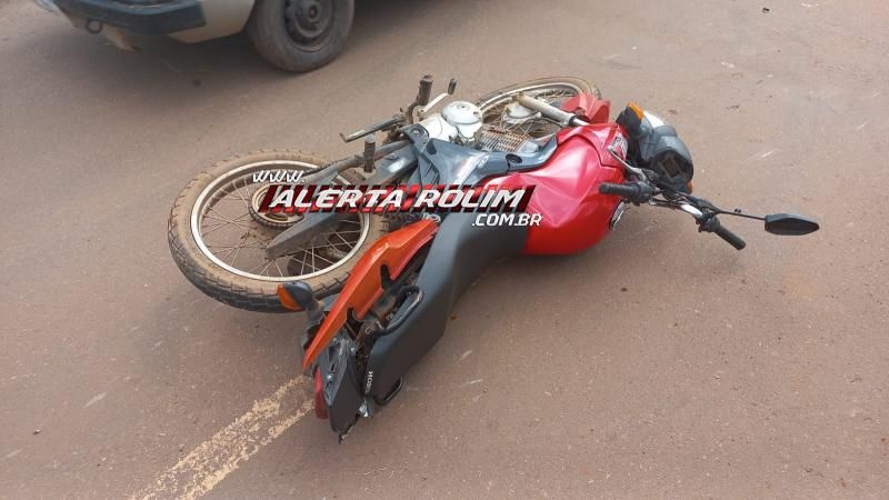 Acidente nesta manhã deixou motociclista ferida em Rolim de Moura Acidente nesta manhã deixou motociclista ferida em Rolim de Moura