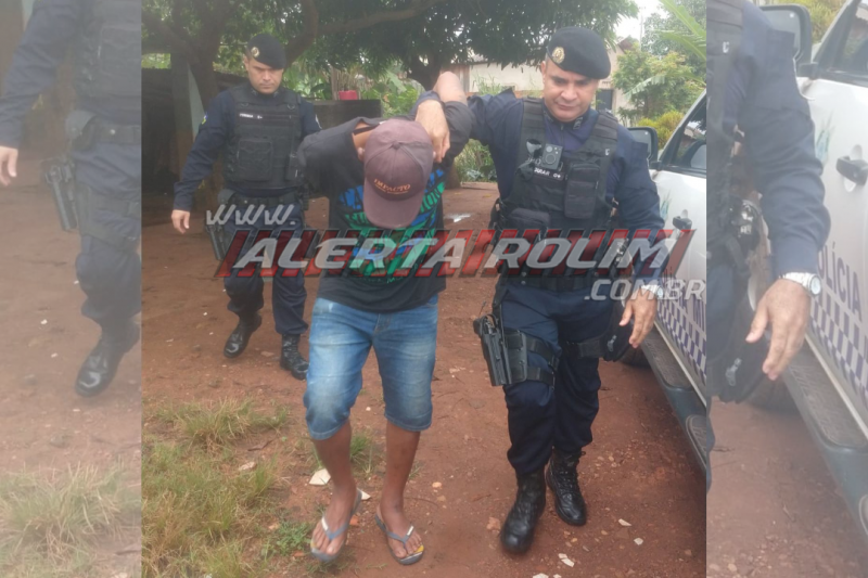 Acusado de crimes de roubo, furto, extorsão e estelionato foi preso pela PM em Rolim de Moura Acusado de crimes de roubo, furto, extorsão e estelionato foi preso pela PM em Rolim de Moura