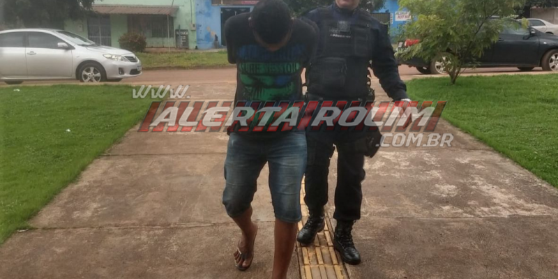 Acusado de crimes de roubo, furto, extorsão e estelionato foi preso pela PM em Rolim de Moura Acusado de crimes de roubo, furto, extorsão e estelionato foi preso pela PM em Rolim de Moura