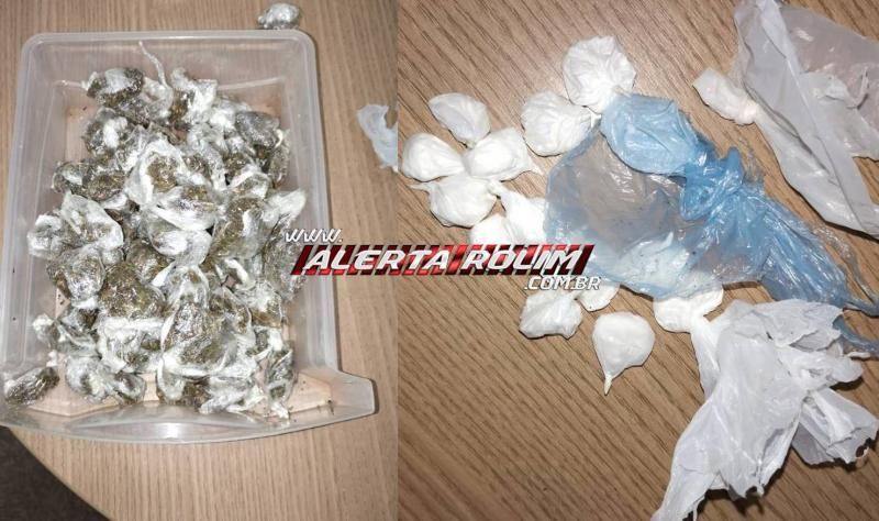Acusado de tráfico foi preso pela PM com drogas, munições, pés de maconha, veículo e vários produtos de origem duvidosa em Rolim de Moura  Acusado de tráfico foi preso pela PM com drogas, munições, pés de maconha, veículo e vários produtos de origem duvidosa em Rolim de Moura