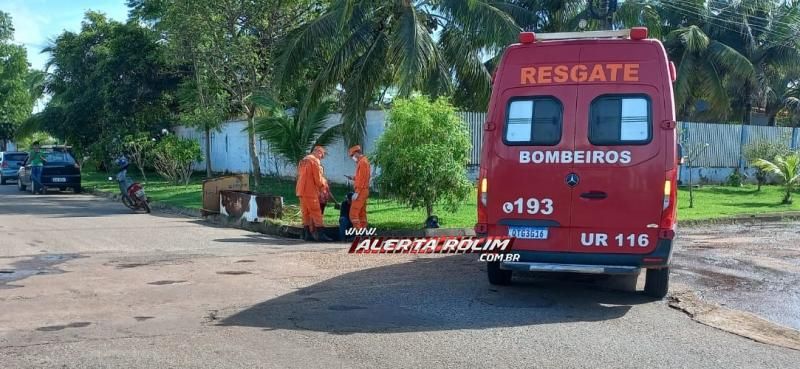 Colisão entre carro e moto foi registrada no bairro Boa Esperança em Rolim de Moura Colisão entre carro e moto foi registrada no bairro Boa Esperança em Rolim de Moura