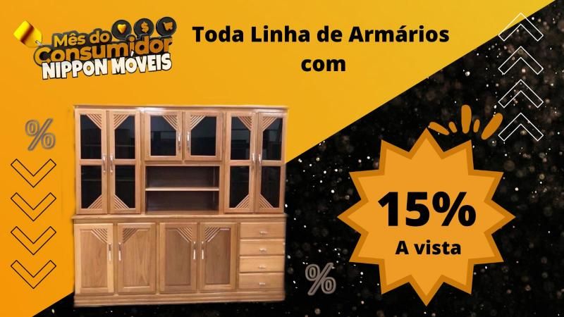 Mês do consumidor na NIPPON MÓVEIS com ofertas imperdíveis; confira Mês do consumidor na NIPPON MÓVEIS com ofertas imperdíveis; confira