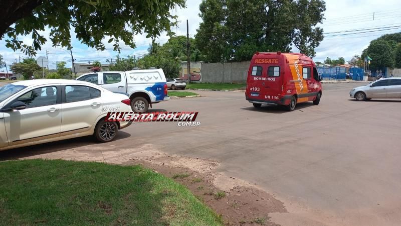 Motociclista fraturou o pé em acidente de trânsito nesta quarta-feira em Rolim de Moura Motociclista fraturou o pé em acidente de trânsito nesta quarta-feira em Rolim de Moura