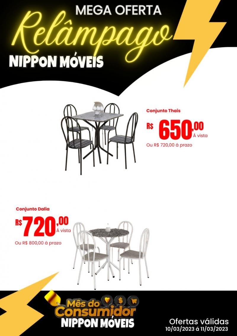 Oferta Relâmpago na Nippon Móveis Oferta Relâmpago na Nippon Móveis