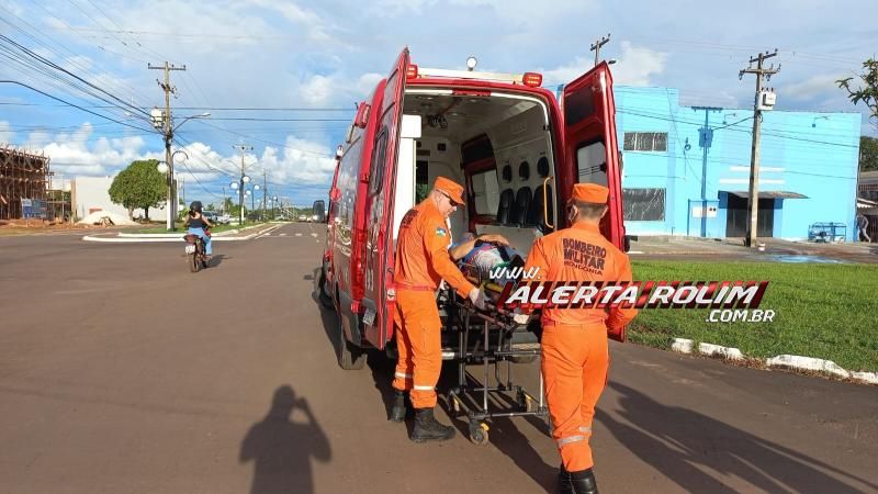 Acidente de trânsito nesta tarde deixou motociclista ferido em Rolim de Moura Acidente de trânsito nesta tarde deixou motociclista ferido em Rolim de Moura