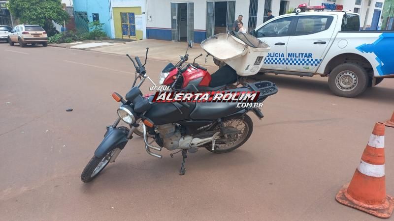 Segundo acidente de trânsito do dia envolveu duas motos em Rolim de Moura Segundo acidente de trânsito do dia envolveu duas motos em Rolim de Moura