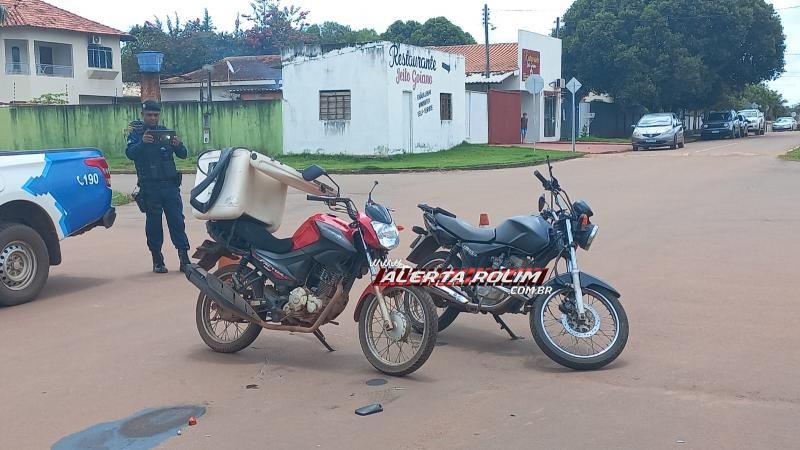 Segundo acidente de trânsito do dia envolveu duas motos em Rolim de Moura Segundo acidente de trânsito do dia envolveu duas motos em Rolim de Moura