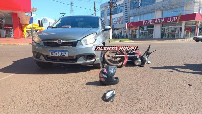 Motorista inabilitado cruzou via e ocasionou acidente de trânsito nesta tarde em Rolim de Moura Motorista inabilitado cruzou via e ocasionou acidente de trânsito nesta tarde em Rolim de Moura