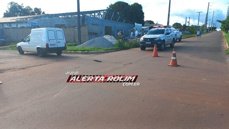 Acidente envolvendo carro e moto foi registrado nesta tarde em Rolim de Moura Acidente envolvendo carro e moto foi registrado nesta tarde em Rolim de Moura
