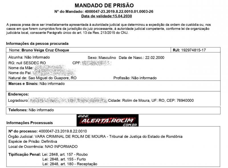 Homem acusado de crimes de roubo, furto e receptação foi preso pela Polícia Militar em Rolim de Moura Homem acusado de crimes de roubo, furto e receptação foi preso pela Polícia Militar em Rolim de Moura