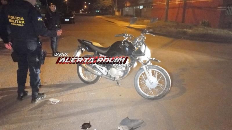 Motorista de carro fugiu do local após bater em moto em Rolim de Moura Motorista de carro fugiu do local após bater em moto em Rolim de Moura