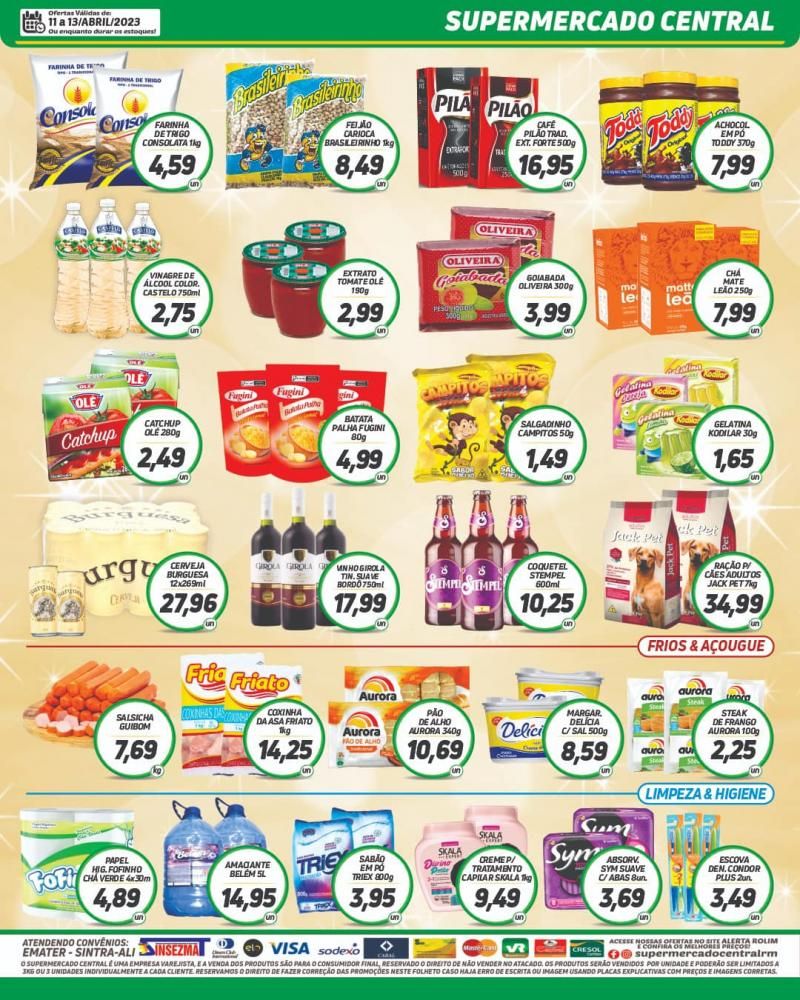 Promoção Supermercado Central, em Rolim de Moura Promoção Supermercado Central, em Rolim de Moura