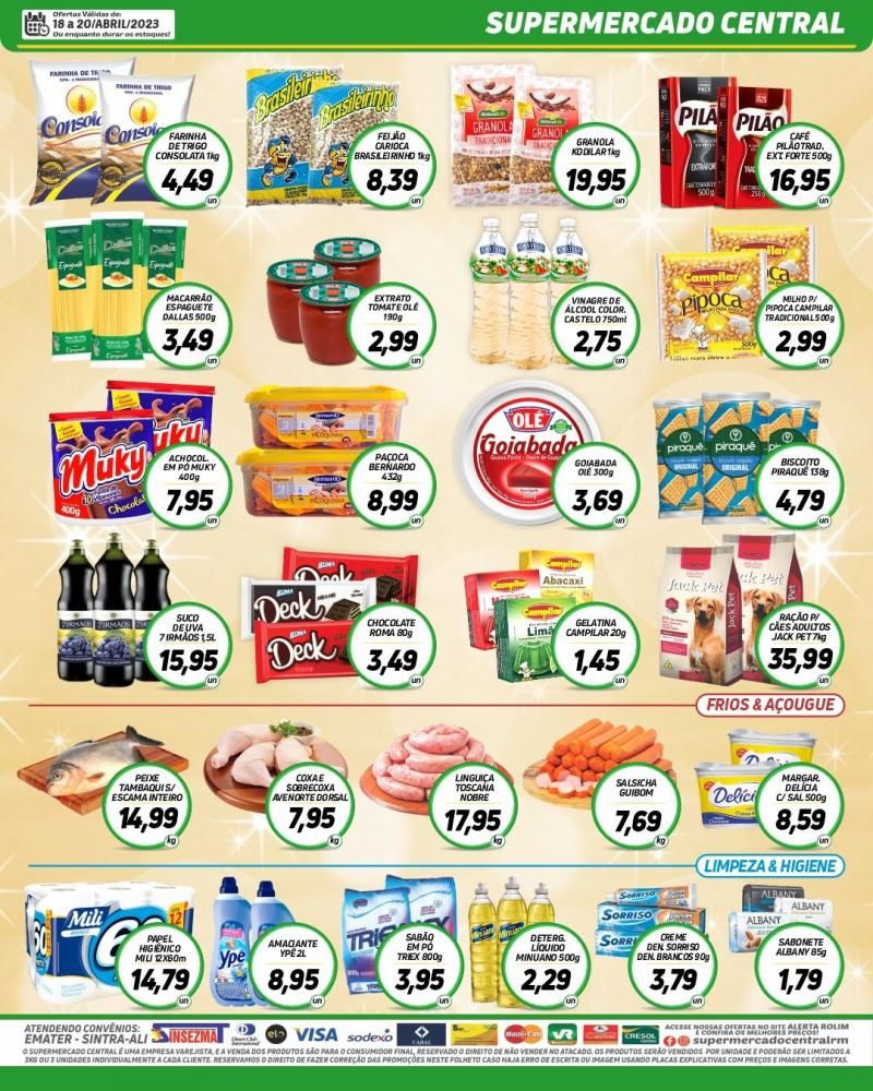 Promoção Supermercado Central, em Rolim de Moura Promoção Supermercado Central, em Rolim de Moura