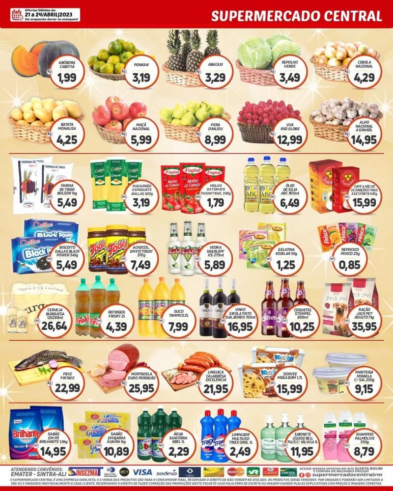 Promoção Supermercado Central, em Rolim de Moura Promoção Supermercado Central, em Rolim de Moura