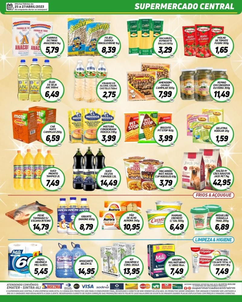 Promoção Supermercado Central, em Rolim de Moura Promoção Supermercado Central, em Rolim de Moura