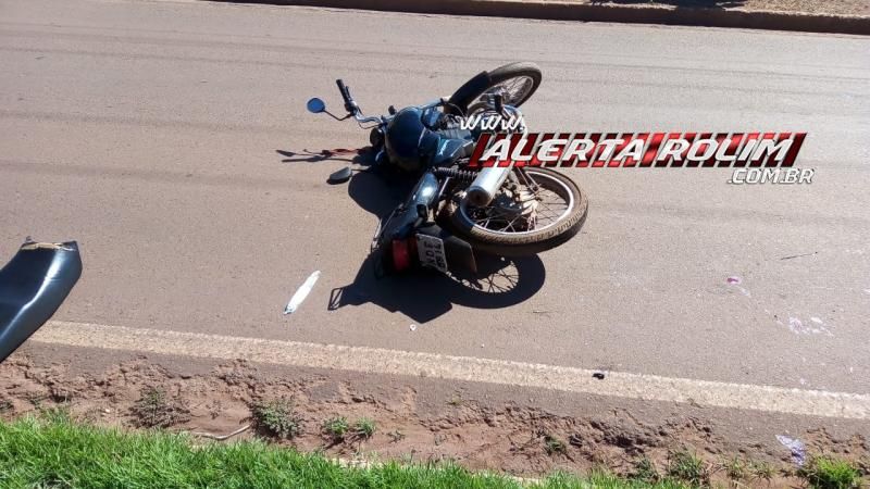 Acidente entre duas motos foi registrado no bairro Cidade Alta em Rolim de Moura Acidente entre duas motos foi registrado no bairro Cidade Alta em Rolim de Moura