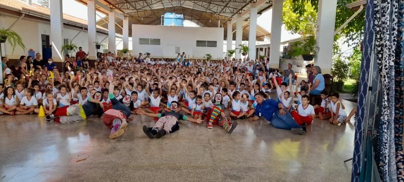 Águas de Rolim de Moura apresenta espetáculo sobre importância do uso consciente da água Águas de Rolim de Moura apresenta espetáculo sobre importância do uso consciente da água