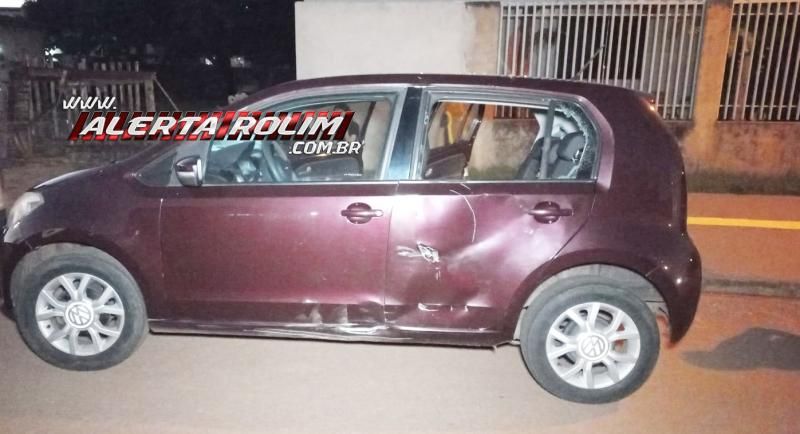 Colisão entre carro e moto foi registrada nesta tarde em Rolim de Moura Colisão entre carro e moto foi registrada nesta tarde em Rolim de Moura