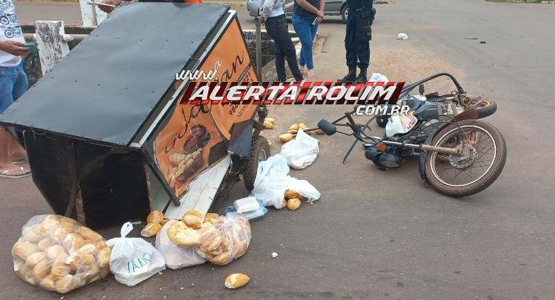 Entregador de pães foi atingido por carro nesta manhã em Rolim de Moura Entregador de pães foi atingido por carro nesta manhã em Rolim de Moura