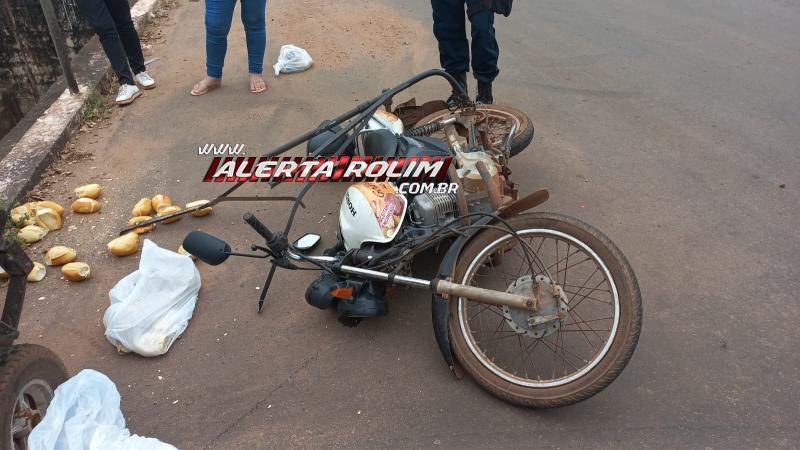 Entregador de pães foi atingido por carro nesta manhã em Rolim de Moura Entregador de pães foi atingido por carro nesta manhã em Rolim de Moura