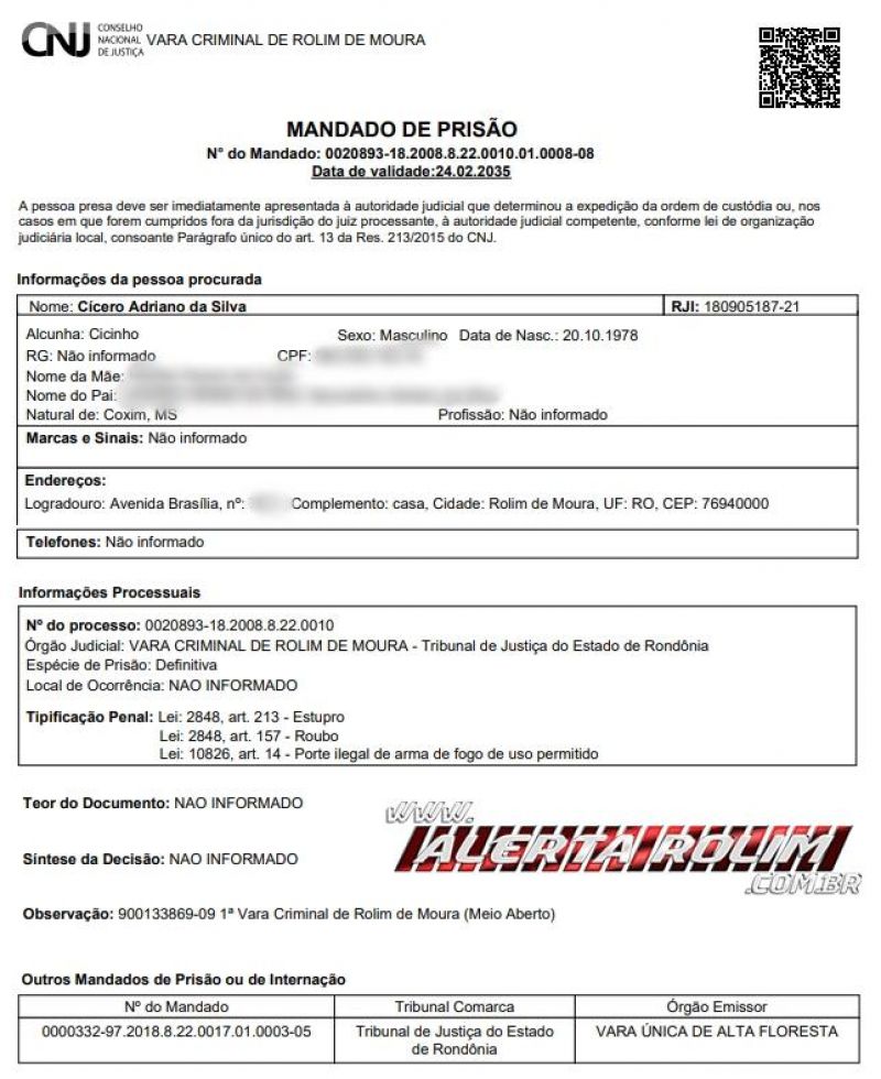 Foragido da Justiça foi preso pela PM durante patrulhamento na madrugada no bairro Beira Rio em Rolim de Moura Foragido da Justiça foi preso pela PM durante patrulhamento na madrugada no bairro Beira Rio em Rolim de Moura