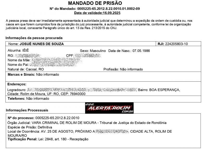 Homem, acusado de tráfico de drogas, associação para o tráfico e receptação, condenado a mais de 13 anos foi preso pela PM em Rolim de Moura; vídeo Homem, acusado de tráfico de drogas, associação para o tráfico e receptação, condenado a mais de 13 anos foi preso pela PM em Rolim de Moura; vídeo