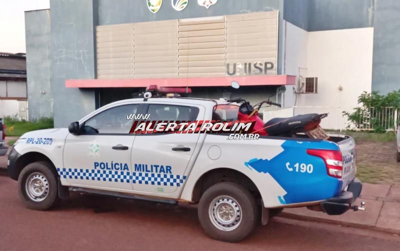 Moto furtada foi recuperada pela Polícia Militar em Nova Estrela Moto furtada foi recuperada pela Polícia Militar em Nova Estrela