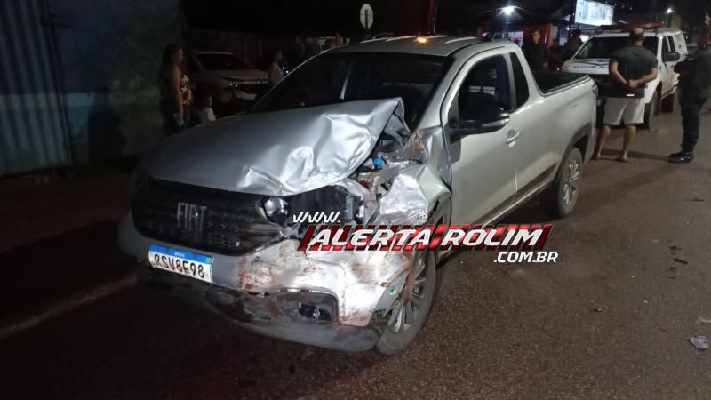 Motorista com sinais de embriaguez atingiu traseira de veículo, tentou fugir e bateu em outro carro logo em seguida em Rolim de Moura Motorista com sinais de embriaguez atingiu traseira de veículo, tentou fugir e bateu em outro carro logo em seguida em Rolim de Moura
