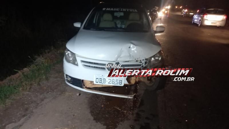 Motorista com sinais de embriaguez bateu carro na traseira de moto na RO 383 em Rolim de Moura Motorista com sinais de embriaguez bateu carro na traseira de moto na RO 383 em Rolim de Moura