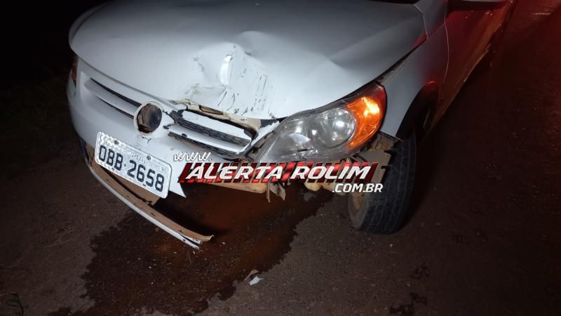 Motorista com sinais de embriaguez bateu carro na traseira de moto na RO 383 em Rolim de Moura Motorista com sinais de embriaguez bateu carro na traseira de moto na RO 383 em Rolim de Moura