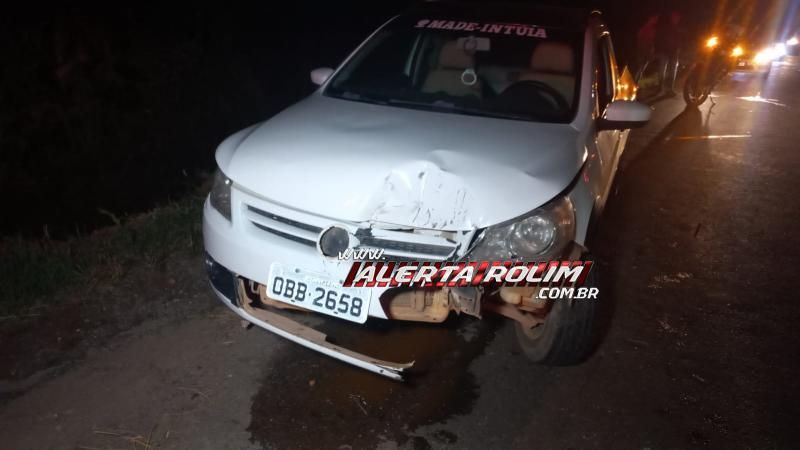 Motorista com sinais de embriaguez bateu carro na traseira de moto na RO 383 em Rolim de Moura Motorista com sinais de embriaguez bateu carro na traseira de moto na RO 383 em Rolim de Moura