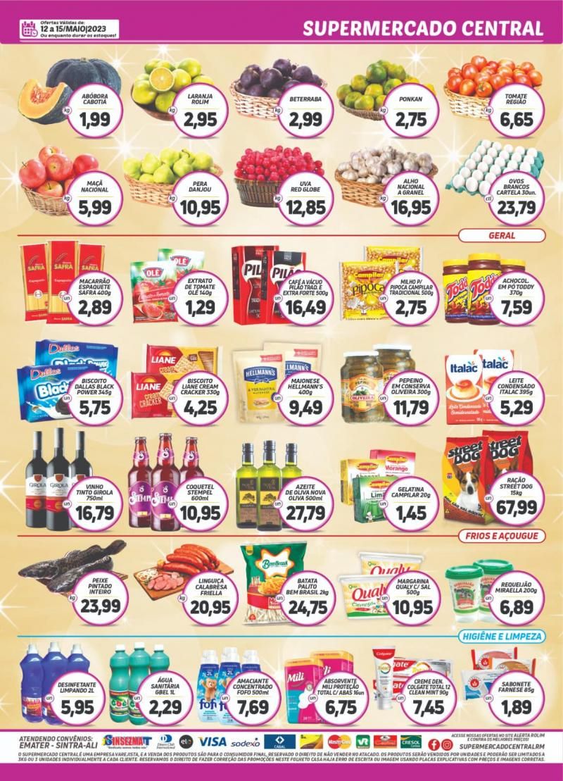 Promoção Supermercado Central, em Rolim de Moura Promoção Supermercado Central, em Rolim de Moura